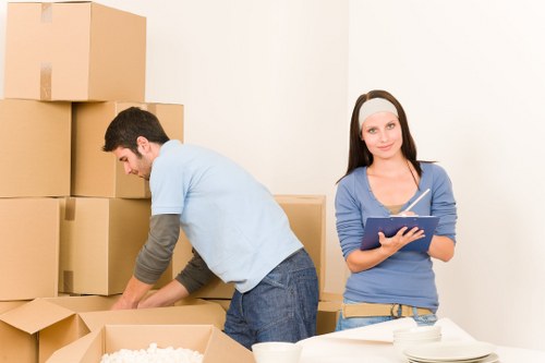 Eco-friendly furniture disposal process at Holland Park storage